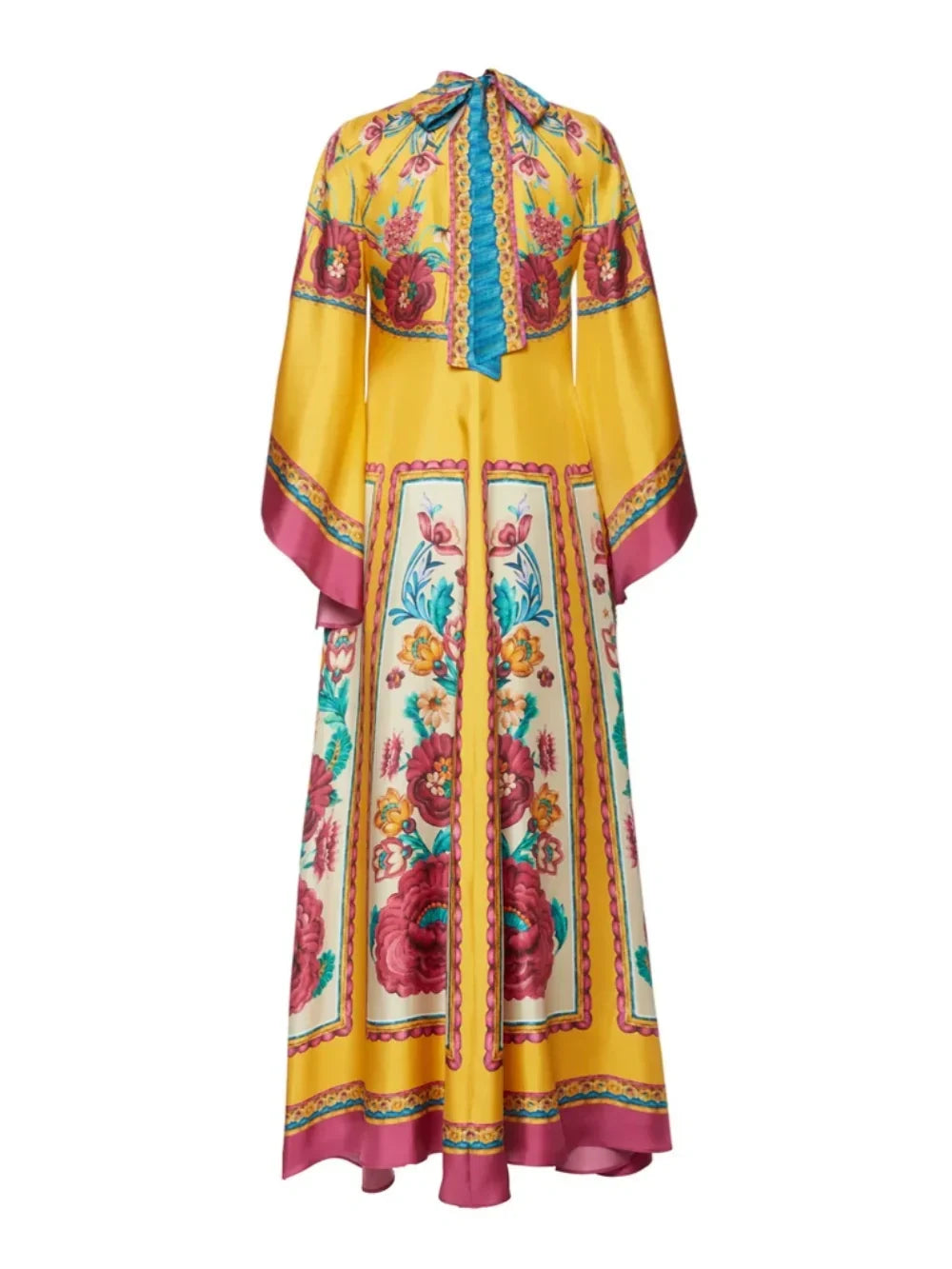 Elegant Flowing Casual Maxi Dress – Stylish and Fashionable Floor-Length Design