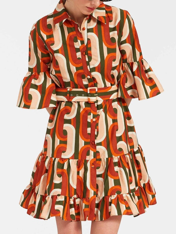 Elegant Sassy Drop-Waist Mini Dress