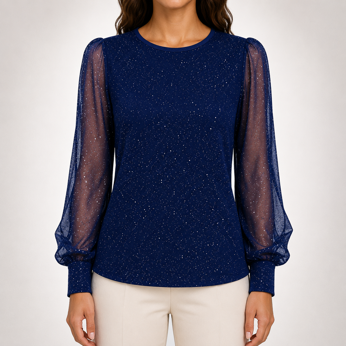Elara Shimmer Blouse