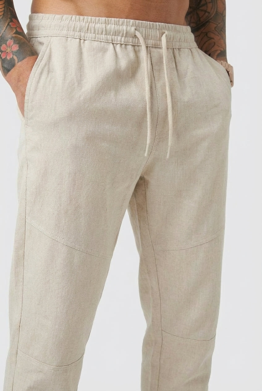 Kyoto Linen Cropped Pants β Effortlessly Chic, Lightweight Comfort