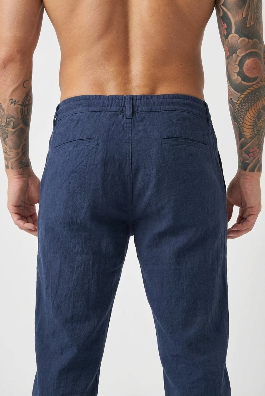 Massimo Premium Linen Trousers
