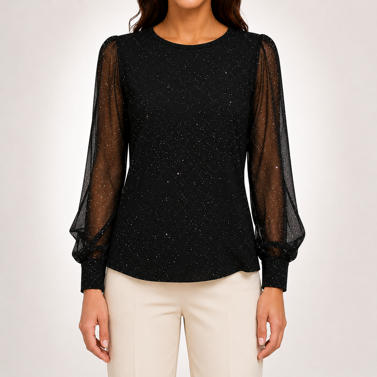 Elara Shimmer Blouse