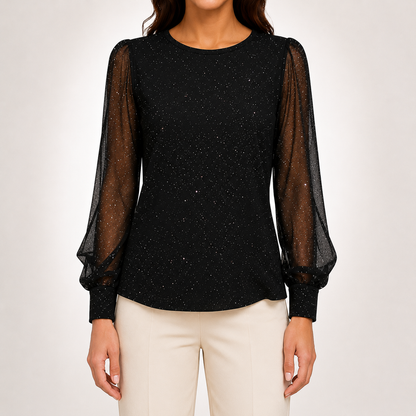 Elara Shimmer Blouse