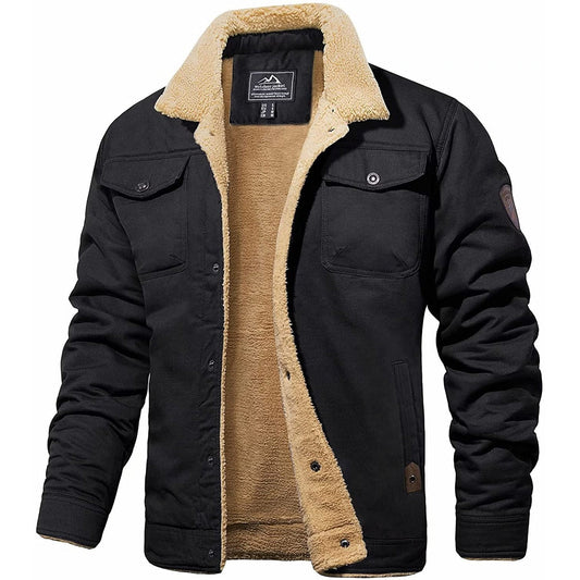Casey | Warm Fleece Bomber Jacket