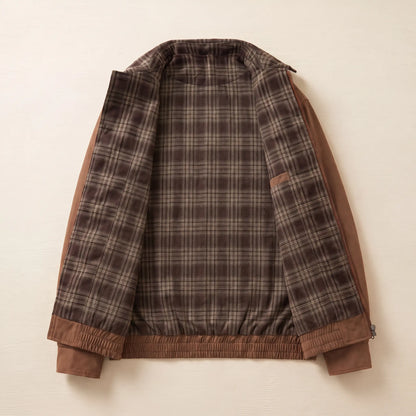 PLAID PLACKET JACKET