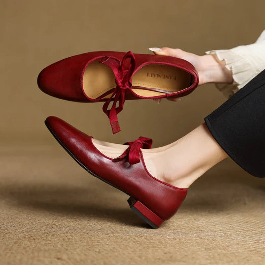 Marvella Leather Ballet Flats