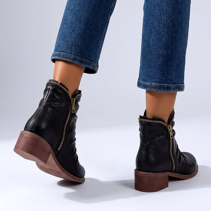 Juliette Zipper Boots