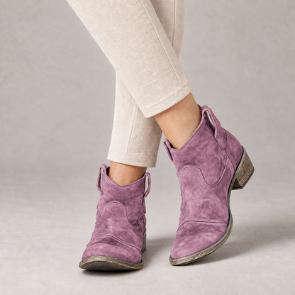 Lucille Women's Soft Suede Western Boots